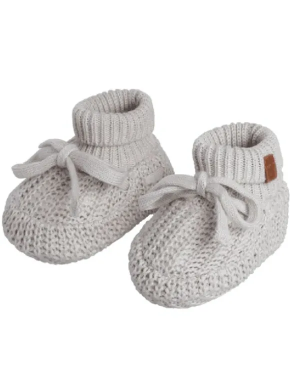 Baby's Only - vastasyntyneen neuletossut, Warm Linen