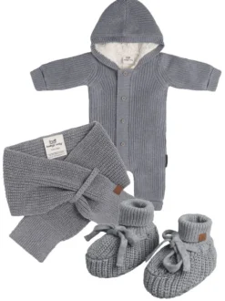 Baby's Only - vauvan neulehuivi - Grey