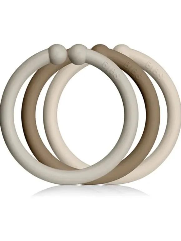 Bibs Loops rengas, 12kpl, Sand/DarkOak/Vanilla