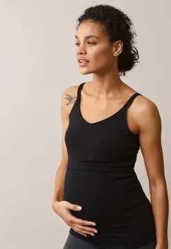 Boob Design - Easy singlet äitiys- ja imetystoppi, musta