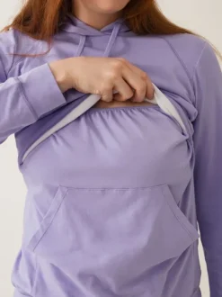 Boob Design - imetyshuppari B-Warmer Hoodie, Lilac