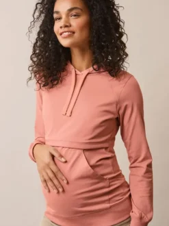 Boob Design - imetyshuppari B-Warmer Hoodie, Canyon Clay