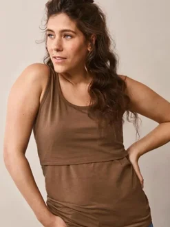 Boob Design - imetystoppi Classic Tank Top Hazelnut