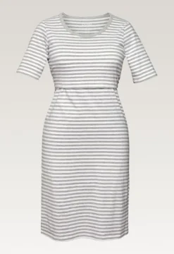 Boob - äitiys- ja imetysyömekko - White grey