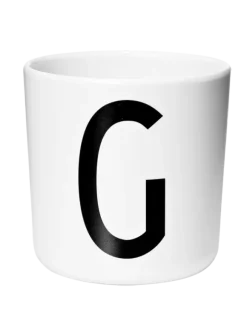 Design Letters - Arne Jacobsen kirjainmuki A-Z, valkoinen