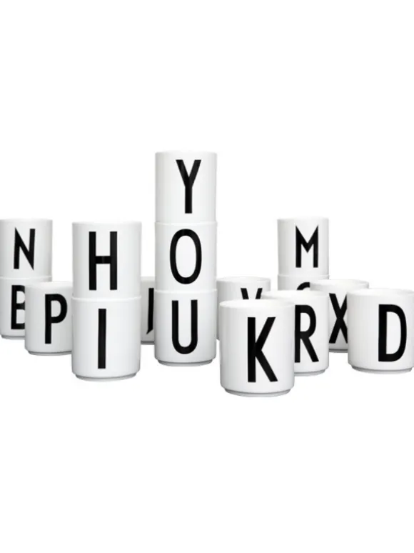 Design Letters - Arne Jacobsen kirjainmuki A-Z, valkoinen