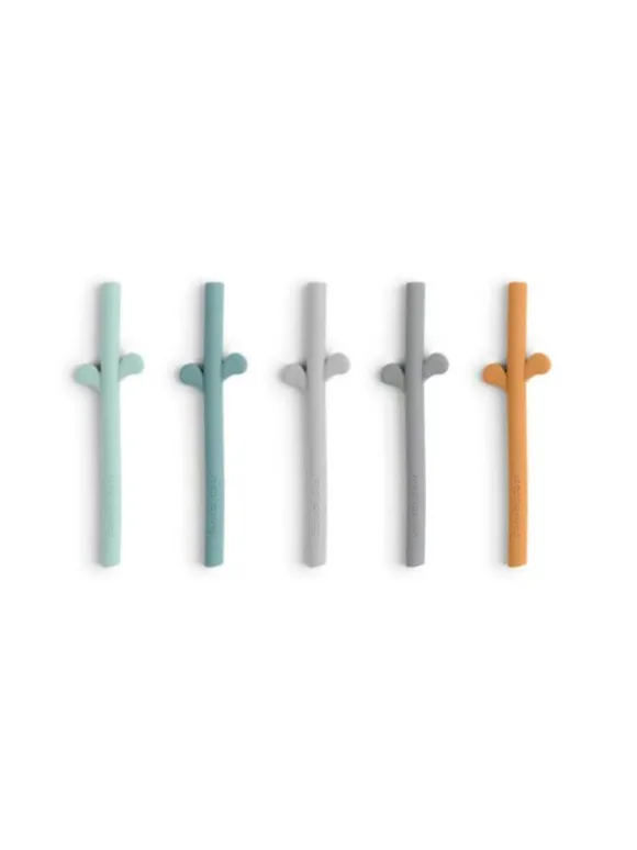 Done By Deer - silikoniset pillit 5-PACK - Blue Mix