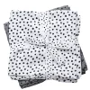 Harsoliina 2-pack 70x70 - Happy dots grey - Done By Deer
