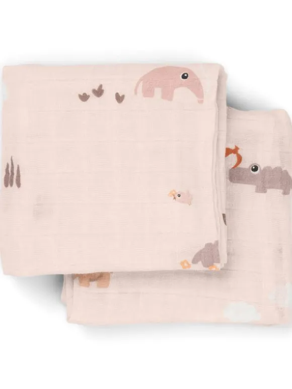 Harsoliina 2-pack 70x70 - Playground Powder - Done By Deer