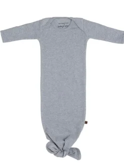 Knotted gown yöpuku vastasyntyneelle, harmaa