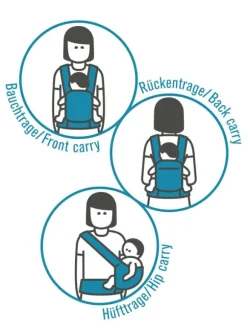 Manduca - First PureCotton Kantoreppu - Navy