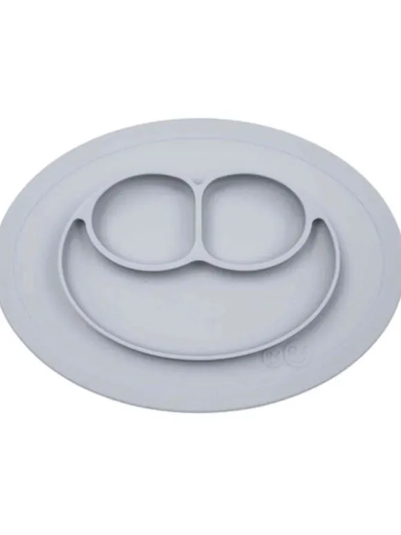 Mini Mat lasten kulho + ruokailualusta, grey | EZPZ