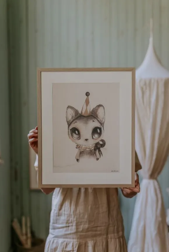 Mrs Mighetto - Dear Meow juliste 50x70