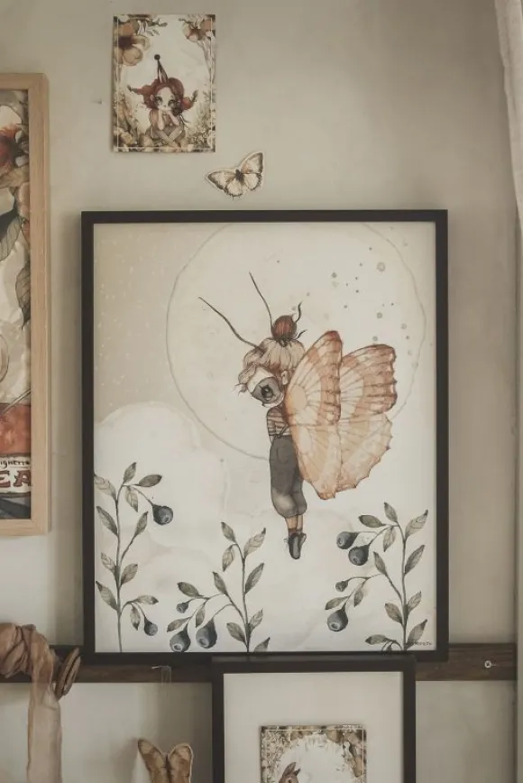Mrs Mighetto - Miss Emily juliste 40x50