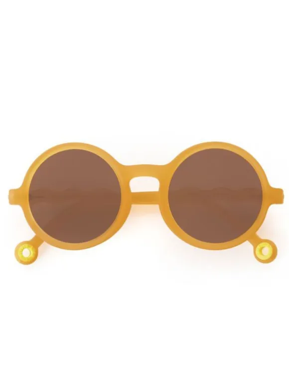 Olivio&Co Lasten Aurinkolasit Kids 3-5v, Round Citrus Yellow