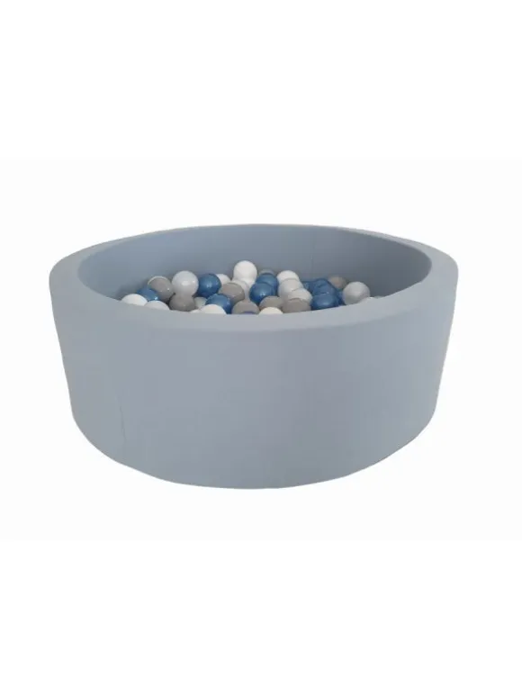Pehmeä pallomeri + pallot (valitse värit), dusty blue