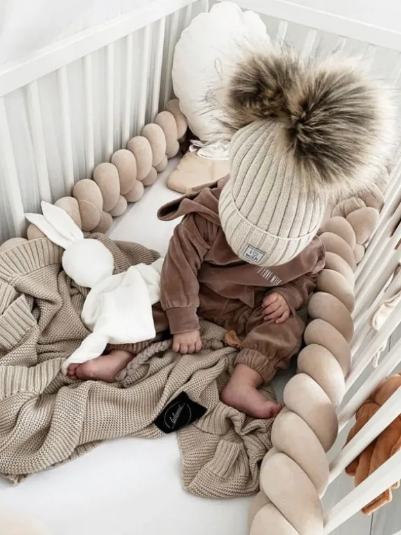 Pinnasängyn suoja 360cm, beige