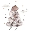 Seinätarra Setti 100x100cm, Dreamers Bear