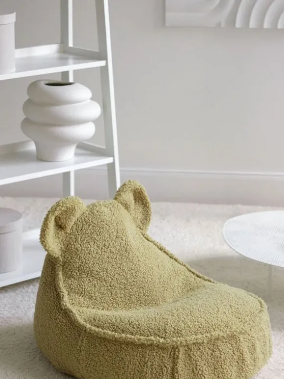 Wigiwama - Lasten säkkituoli Teddy Matcha Bear